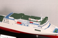 customized model of 186.5m RO-RO ship
